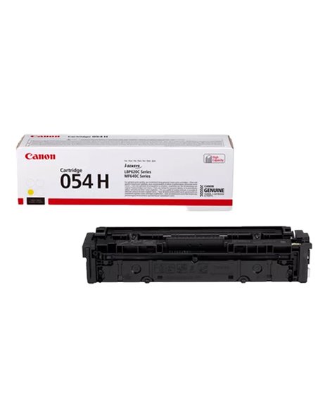 Canon Toner giallo 054 HC LBP623Cdw LBP621Cw MF645Cx MF643Cdw MF641Cw-2.300 pag 3025C002 CANON INKJET