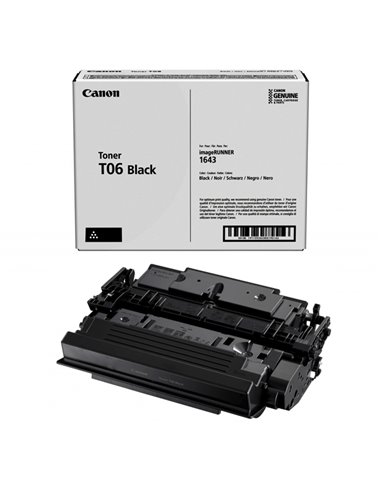 Canon Toner nero T06-20.000 PAG 3526C002 CANON PRODOTTI PER FOTOCOPIATORI