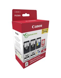 Canon Cartuccia Ink PG-560XLx2/CL-561XL+Conf. fogli 3712C012 CANON INKJET