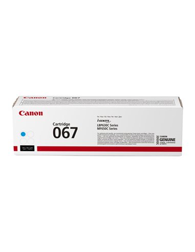 Canon Toner 067 Ciano_1.250 pag 5101C002 CANON PRODOTTI PER FOTOCOPIATORI