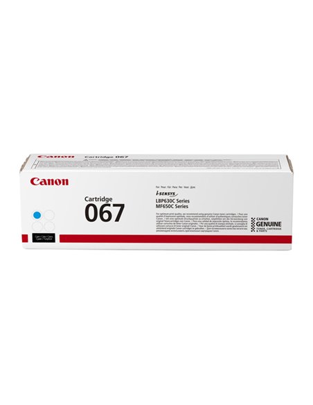 Canon Toner 067 Ciano_1.250 pag 5101C002 CANON PRODOTTI PER FOTOCOPIATORI