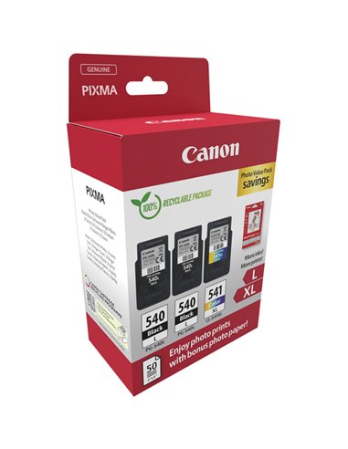 Canon Cartuccia Ink PG-540Lx2/CL-541XL+Conf. Fogli 5224B015 CANON INKJET