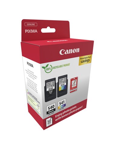 Canon Cartuccia Ink PG-540/CL-541 +Conf. Fogli 5225B013