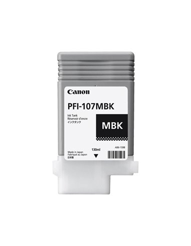 INK CARTRIDGE PFI-107MBK NERO MATTE 130ml 6704B001 CANON INKJET
