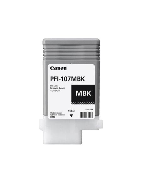 INK CARTRIDGE PFI-107MBK NERO MATTE 130ml 6704B001 CANON INKJET