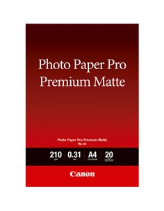 CARTA FOTOGRAFICA CANON PREMIUM OPACA PM-101 A4 - 20 fogli 8657B005 CANON INKJET