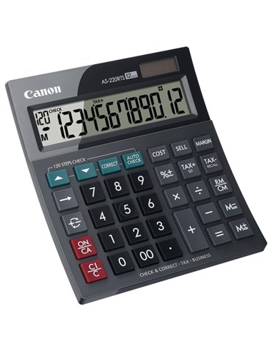 CALCOLATRICE DA TAVOLO CANON AS-220RTS 4898B001 CANON SCIENTIFICHE-GRAFICHE