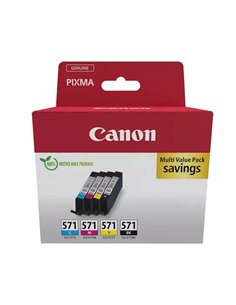 Canon Cartuccia CLI-571 C/M/Y/BK SEC 0386C009 CANON INKJET