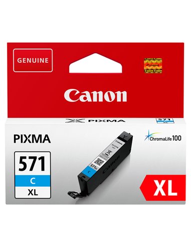 SERBATOIO INCHIOSTRO CIANO CLI-571 XLC 0332C001 CANON INKJET