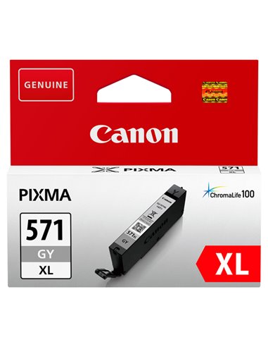 SERBATOIO INCHIOSTRO GRIGIO CLI-571 XLGY 0335C001 CANON INKJET
