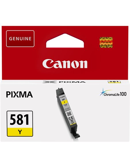 CARTUCCIA CANON GIALLO INK CLI-581 Y 2105C001 CANON INKJET