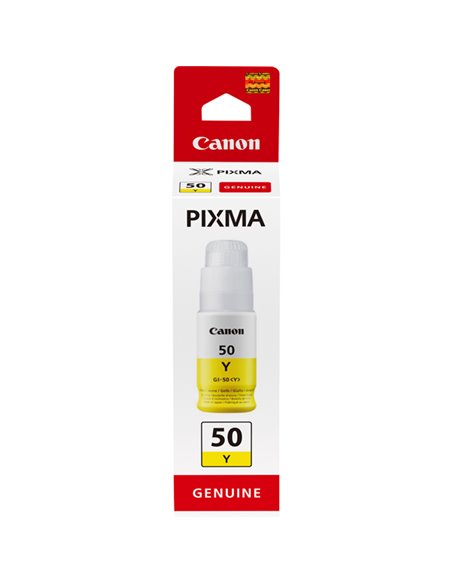 Cartuccia Canon Giallo Ink GI-50 7.700 pag 3405C001 CANON PRODOTTI PER FOTOCOPIATORI