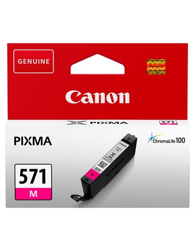 SERBATOIO INCHIOSTRO MAGENTA CLI-571 M 0387C001 CANON INKJET