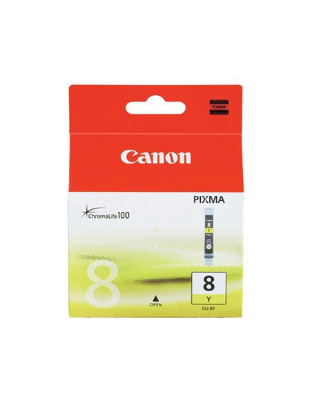 REFILL GIALLO IP4200 IP5200 IP5200R MP500 MP800 IP6600D CLI8Y 0623B001 CANON INKJET