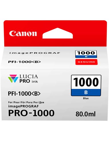 CARTUCCIA BLU PER CANON PFI-1000 0555C001 CANON INKJET
