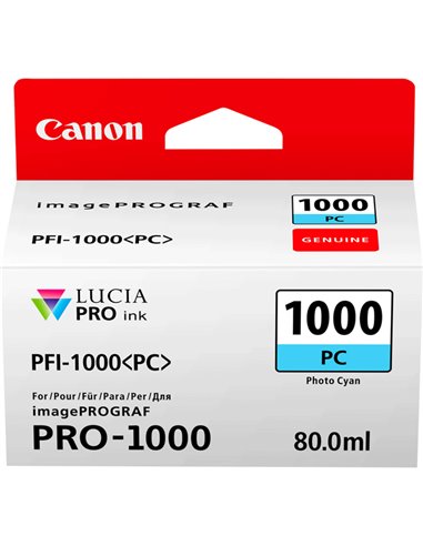 CARTUCCIA CIANO PHOTO PER CANON PFI-1000 0550C001 CANON INKJET