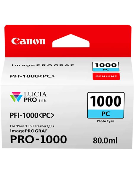 CARTUCCIA CIANO PHOTO PER CANON PFI-1000 0550C001 CANON INKJET