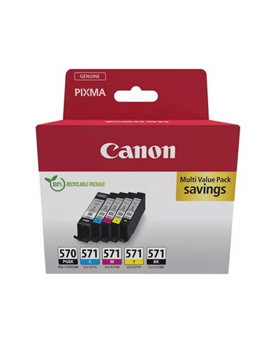 Canon Cartuccia PGI570/CLI-570 PGBK/M/Y/C 0372C006 CANON INKJET