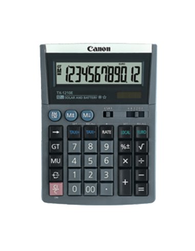Canon Calcolatrice TX-1210E DBL EMEA GRIGIO 4100A014 CANON DA TAVOLO