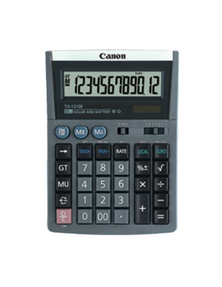 Canon Calcolatrice TX-1210E DBL EMEA GRIGIO 4100A014 CANON DA TAVOLO