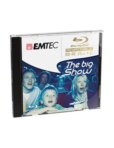 Emtec Blue Ray BD-RE 1-2x _Singolo ECOBDRE2512JC EMTEC CD/DVD/BLU-RAY