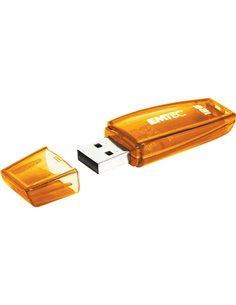 Memoria USB 2.0 C410 128GB Arancione ECMMD128G2C410 EMTEC CHIAVETTE USB