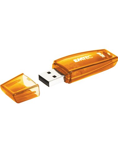 Memoria USB 2.0 C410 128GB Arancione ECMMD128G2C410 EMTEC CHIAVETTE USB