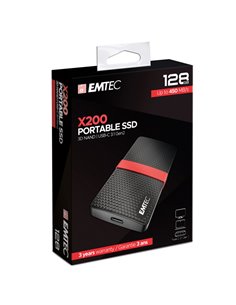 Emtec SSD 3.1 Gen2 X200 128 GB Portable ECSSD128GX200