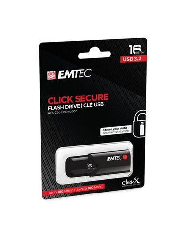 Emtec Memoria B120 Clicksecure 16GB ECMMD16GB123 EMTEC CHIAVETTE USB