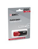 Emtec Memoria USB B110 USB3.2 Clickeasy 256GB rossa ECMMD256GB113