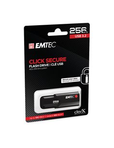 Emtec Memoria B120 Clicksecure 256GB ECMMD256GB123 EMTEC CHIAVETTE USB