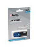 Emtec Memoria USB B110 USB3.2 Clickeasy 32GB blu ECMMD32GB113
