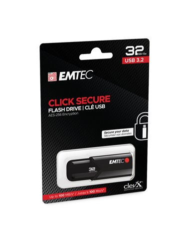 Emtec Memoria B120 Clicksecure 32GB ECMMD32GB123 EMTEC CHIAVETTE USB