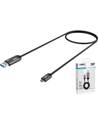 USB3.1 DUO Micro-USB Charge T750 32GB ECMMD32GT753B