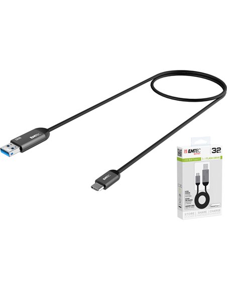 USB3.1 DUO Type-C Charge T750 32GB ECMMD32GT753C