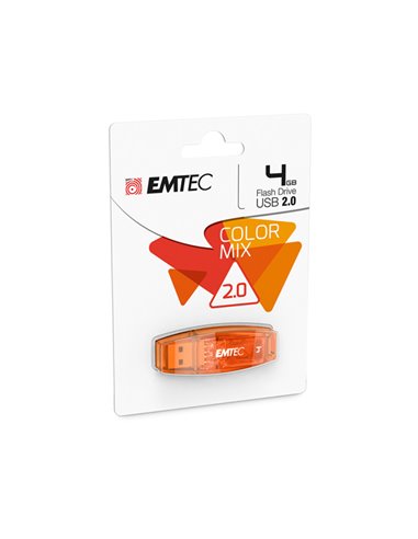 MEMORIA USB2.0 C410 4GB ECMMD4GC410 EMTEC CHIAVETTE USB