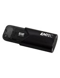 Emtec Memoria USB B110 USB3.2 Clickeasy 512GB nera ECMMD512GB113