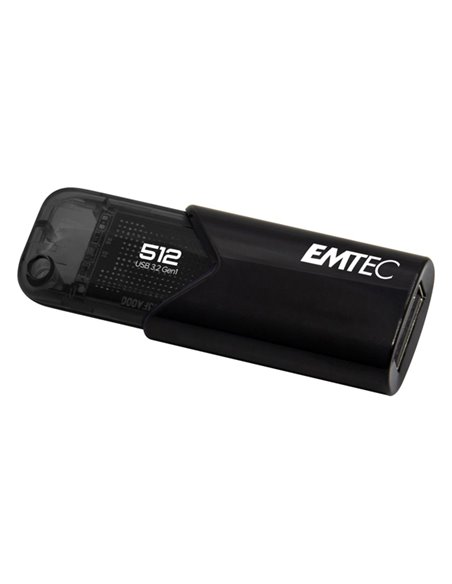 Emtec Memoria USB B110 USB3.2 Clickeasy 512GB nera ECMMD512GB113 EMTEC CHIAVETTE USB