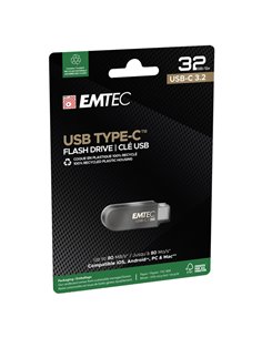 Emtec Memoria Type-C  C280 32GB ECMMD32GC283 EMTEC CHIAVETTE USB