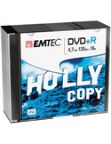 CONF. DA 10 PZ DVD+R EMTEC4,7GB 16X SLIM CASE ECOVPR471016SL