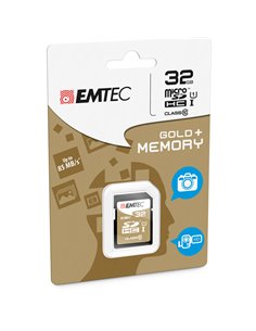 SDHC EMTEC 32GB CLASS 10 GOLD + ECMSD32GHC10GP EMTEC SCHEDE MEMORIA