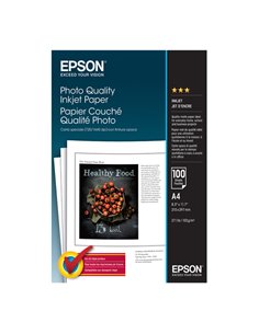 CARTA FOTOGRAFICA OPACA 100fg 102gr 210x297mm A4 720/1440dpi HQ EPSON C13S041061