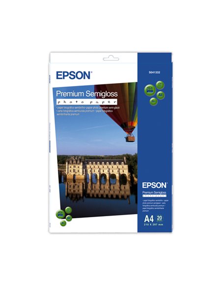 CARTA FOTOGRAFICA SEMILUCIDA PREMIUM 20fg 251gr 210x297mm EPSON C13S041332 EPSON INKJET