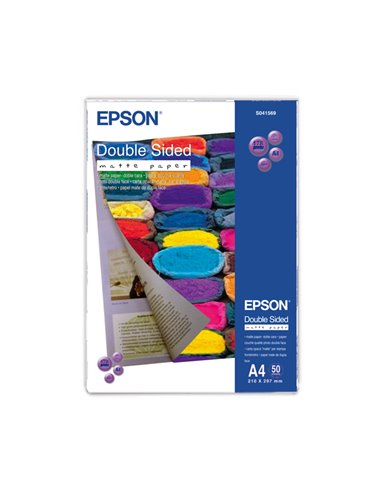 CARTA FOTOGRAFICA MATTE 50fg 178gr 210x297mm A4 FRONTE/RETRO EPSON C13S041569 EPSON INKJET