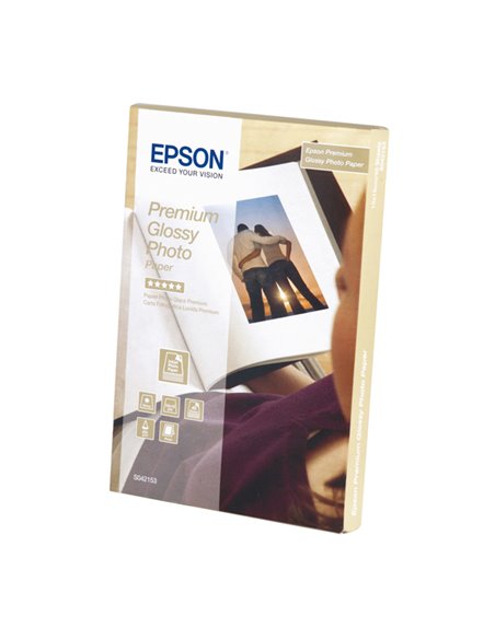 CARTA FOTOGRAFICA LUCIDA PREMIUM BEST 40fg 255gr 10x15cm (4X6") EPSON C13S042153 EPSON INKJET