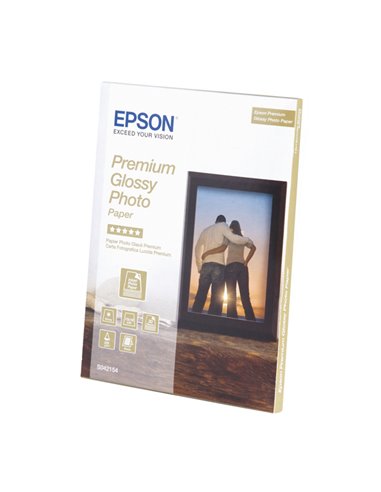 CARTA FOTOGRAFICA LUCIDA PREMIUM BEST 30fg 255gr 13x18cm (5X7") EPSON C13S042154 EPSON INKJET