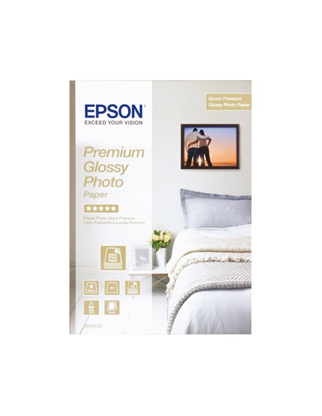 CARTA FOTOGRAFICA LUCIDA PREMIUM BEST 15fg 255gr 210x297mm A4 EPSON C13S042155 EPSON INKJET