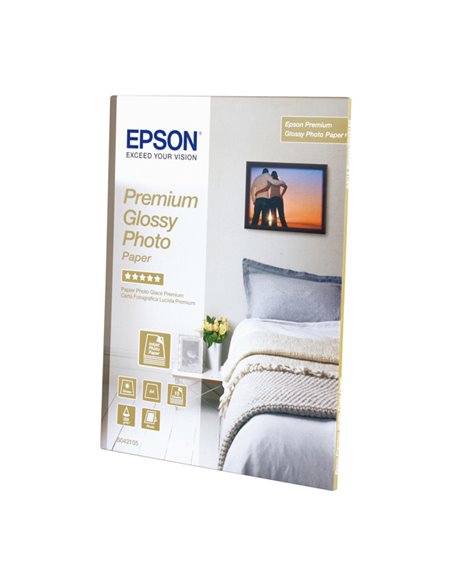 CARTA FOTOGRAFICA LUCIDA PREMIUM BEST 15fg 255gr 210x297mm A4 EPSON C13S042155 EPSON INKJET
