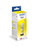CARTUCCIA INCHIOSTRO 104, FLACONE GIALLO DA 65ML C13T00P440