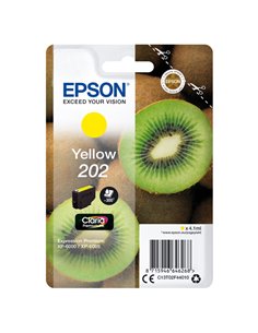 CARTUCCIA INCHIOSTRO GIALLO 202 KIWI C13T02F44010 EPSON PRODOTTI PER STAMPANTI GRAFICHE